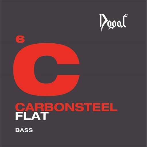 Dogal JC106C5035 Carbon Steel flat wound 035-105 5string, 34"
