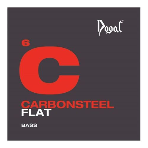 Dogal JC106E Carbon Steel flat wound 050-115 4string, 34"
