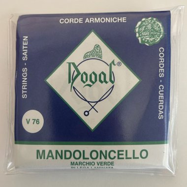 Dogal V76 Green Line Mandoloncello Bronze Flatwound Round Core
